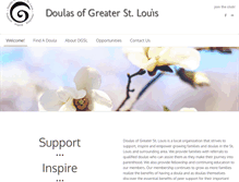 Tablet Screenshot of doulasofgreaterstlouis.com
